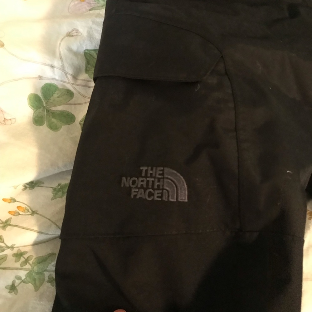 The north face black ski or snow pants